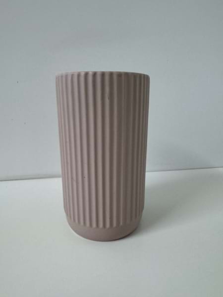 Large cylinder Vase in Stone 