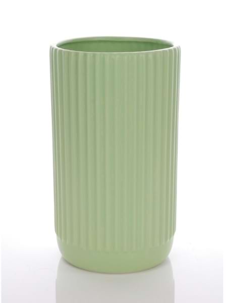 Large cylinder Vase in Pistachio 